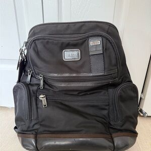 Stylish Tumi Black Coffee Men's Backpack